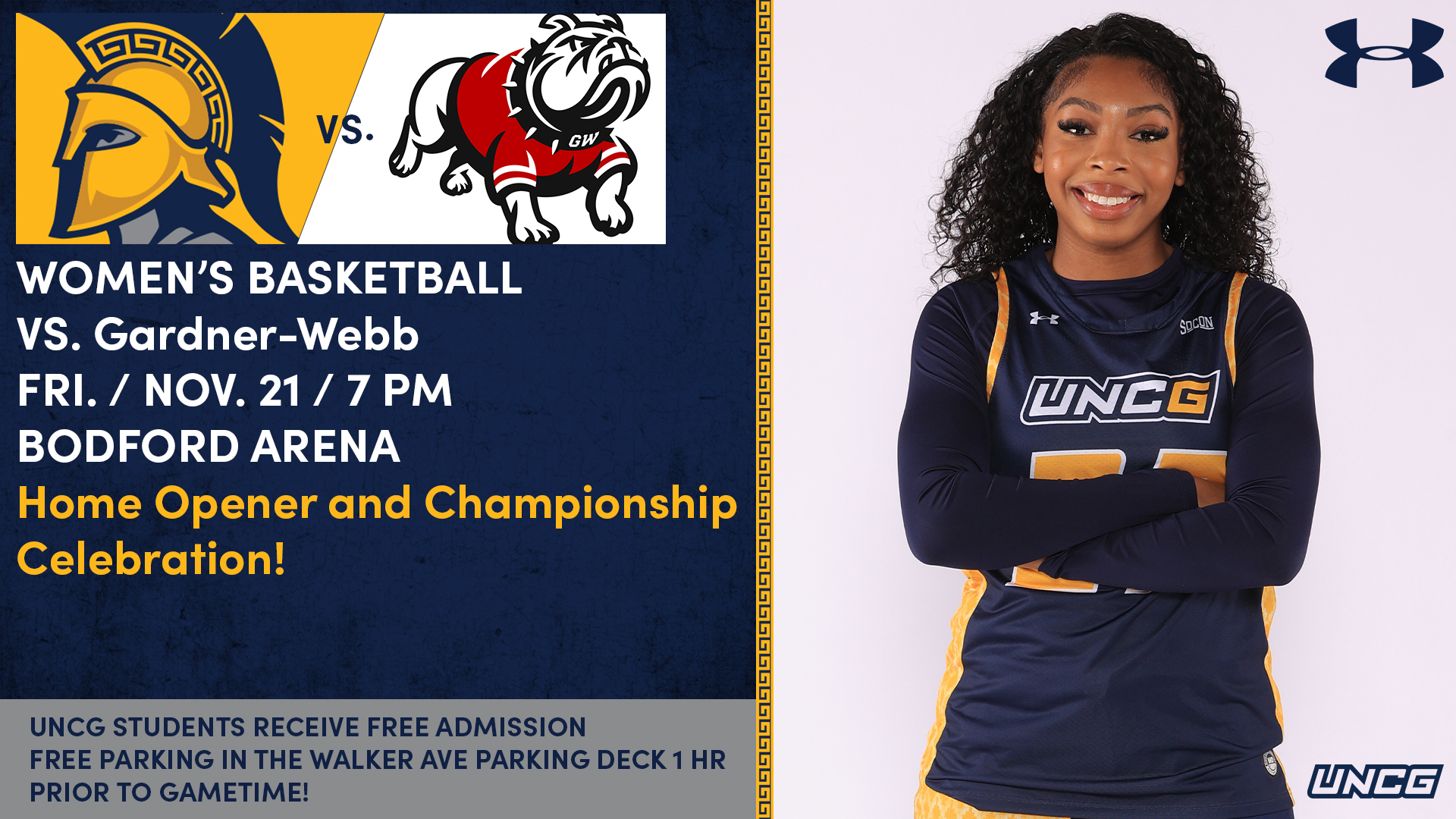 Women's Basketball vs. Gardner-Webb flyer