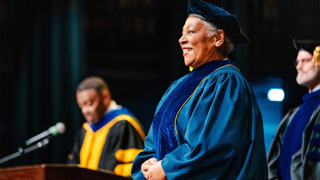 Opera singer Elvira Green receives honorary degree from UNCG.