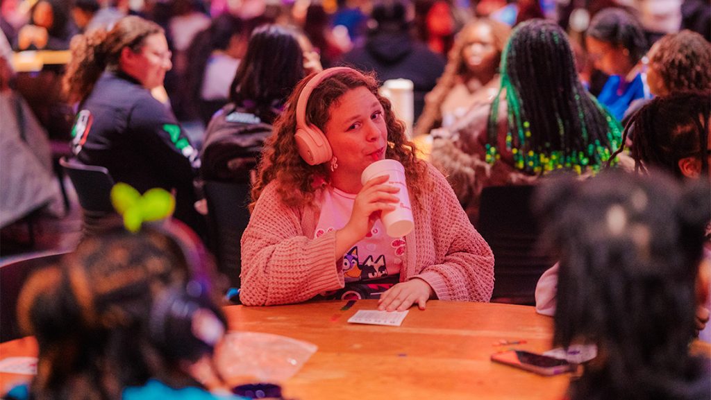 UNCG students playing Bingo.