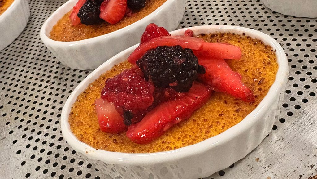 French-inspired dessert served at UNCG Night in Paris.