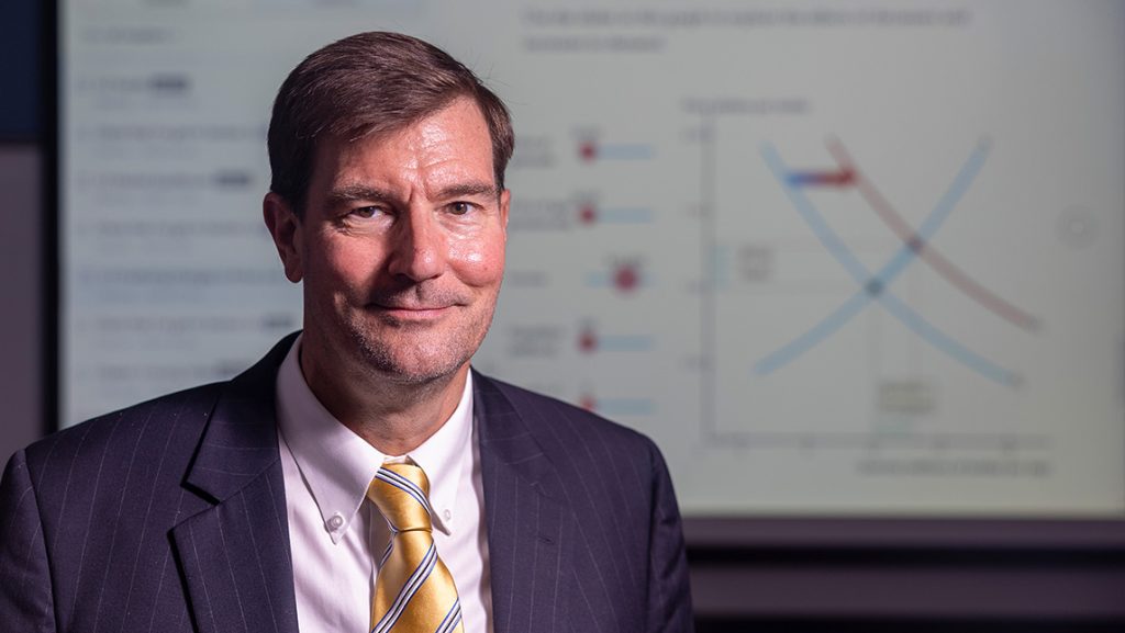 UNCG economics faculty Dr. Jeff Sarbaum.