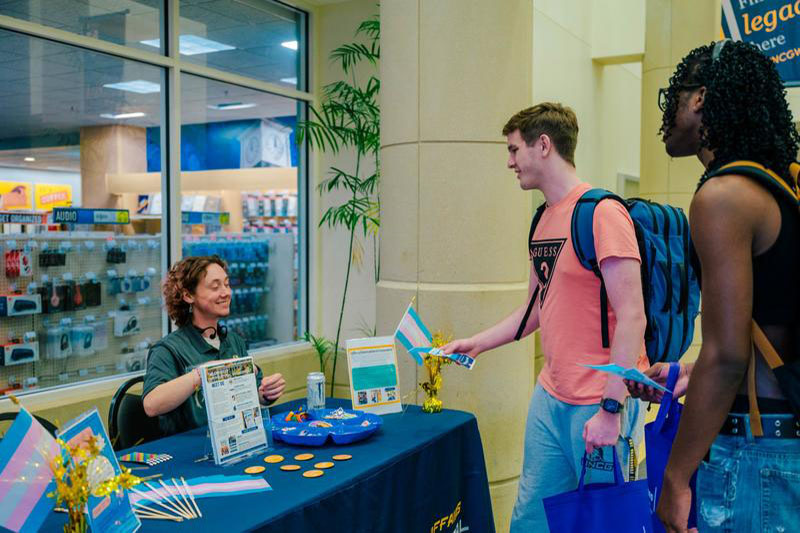 Tassin served as a gender and sexuality educator at the Office of Intercultural Engagement,, leading events, allyship and advocacy workshops, and creating spaces for queer students to connect with alumni and each other.