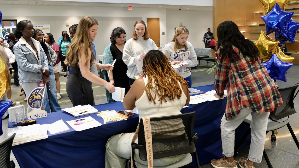 SON students gather for a student lead event.