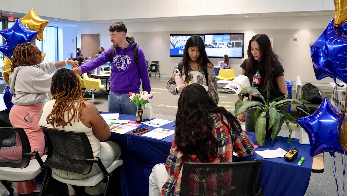 SON students gather for a student lead event.