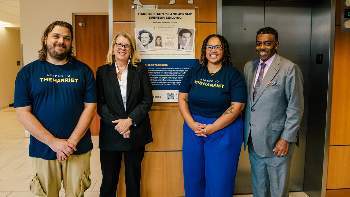 UNCG Names School of Education Building for Harriet Shain and Jerome Evenson